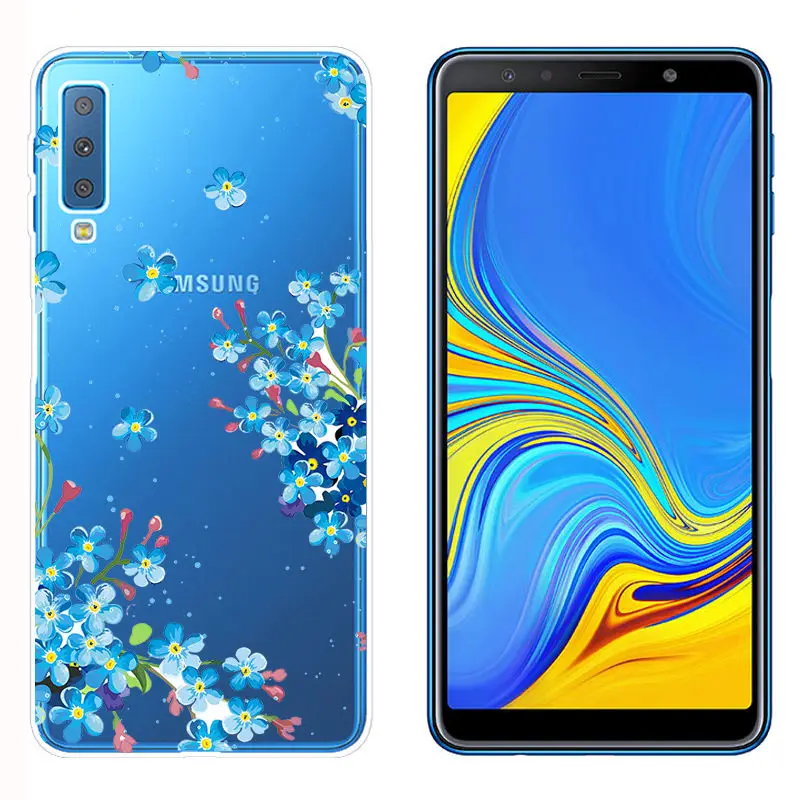 Soft TPU Fundas for Samsung A750 Smart Back Phone Cover for A6 A8 Plus 2018 Galaxy A9 2018 Clear Silicone Case for A520 A7 2018 (3)