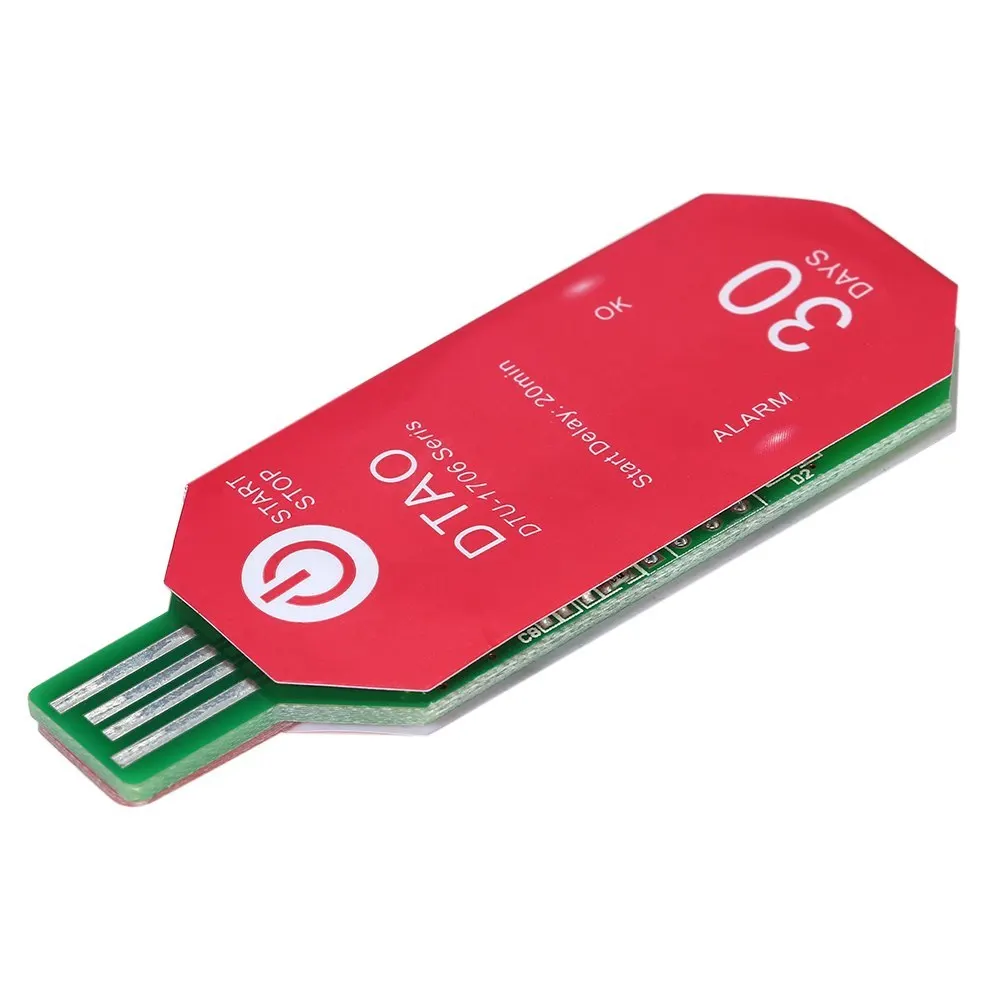 Водонепроницаемый PDF одноразовый USB Регистратор данных температуры 30 дней холодной цепи термометр рекордер для биологических/медицинских химических