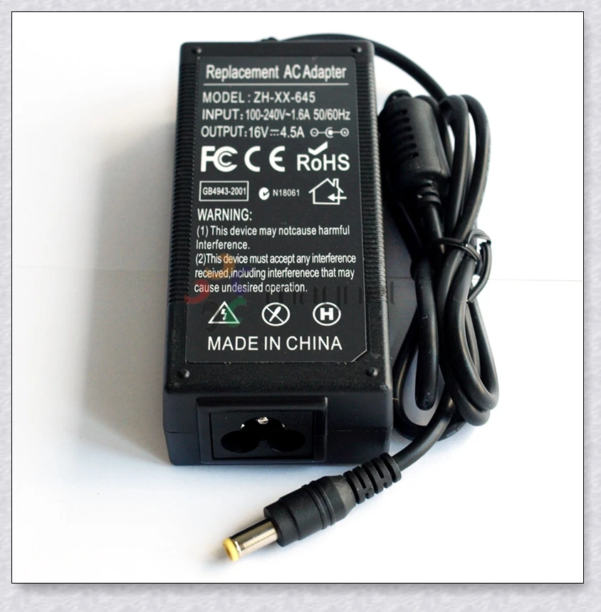 16V 4.5A 72W Ноутбук AC DC адаптер батарея питания зарядное устройство для Lenovo ThinkPad IBM X40