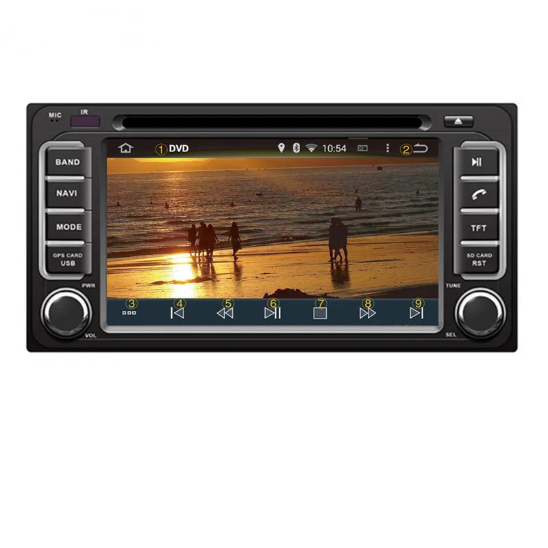 Top Ectwodvd Octa Core/Quad Core 4G/2G Android 9.0 Car Radio PC for Toyota VIOS for Toyota TUNDRA for Toyota HIGHLANDER 15