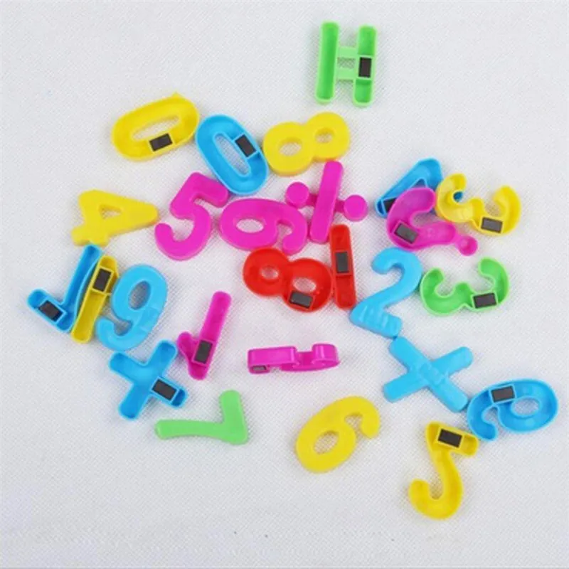 

wall stickers for kid Set Of 26 Colorful Teaching Magnetic Numbers Fridge Magnets Alphabet pegatinas paredes decoracion x30426