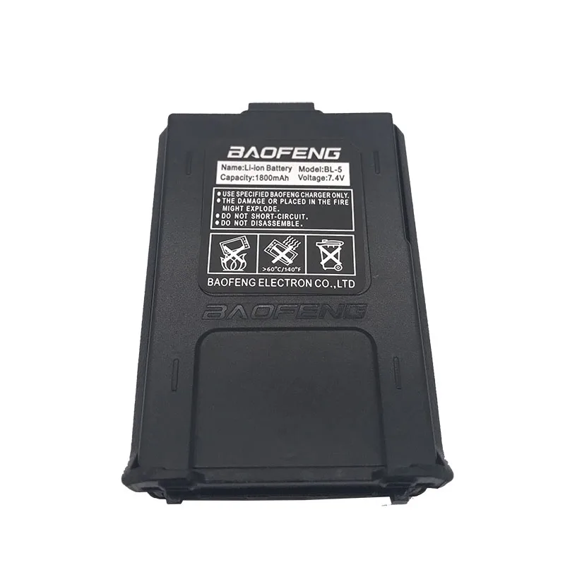 Увеличенный 1800MAH BAOFENG UV-5R UV-5RA UV-5RE рация На Батарейках портативный двухсторонний радиоприемопередатчик UV 5R аксессуары
