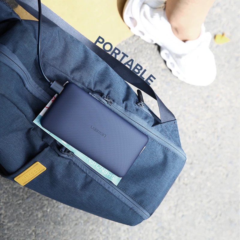 Ugreen Power Bank 20000mAh For iPhone X 7 Samsung S9 For USB iPhone Cable Powerbank Portable Charger External Battery Pover Bank