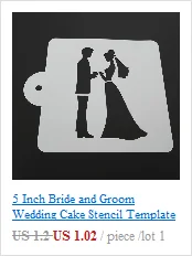 5 дюймов Свадебные цветы трафарет для торта украшения торта Пластик форма для торта из мастики Аксессуары для выпечки