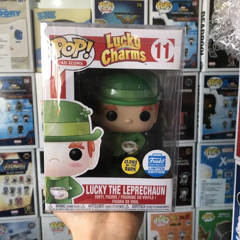 Эксклюзивный Funko pop официальный светится в темноте счастливые амулеты Lucky the LEPRECHAUN