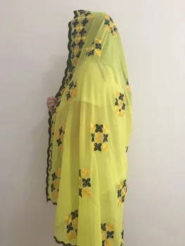 

Nigerian gele headtie african women scarves french tulle lace for lady head wraps wholesale 3piece/lot JFX-13