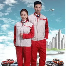 10 комплектов-рубашка и брюки) Авто 4 s ИНН послепродажное обслуживание человек костюм автомобиль Парикмахерская механика Пользовательский логотип