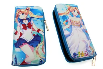 

Kawaii Sailor Moon Cartoon Long Wallet Women Japanese Fashion Lady Purse Lovely Handbag Clutch Famale Children Coin Purse Gift
