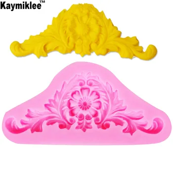

M500 European Style Relief Lace Silicone Molds Fondant Cake Chocolate Moulds Kitchen Baking Cake Border Decoration10.5*4.9*0.7CM