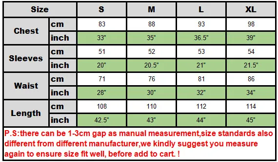 size chart 09