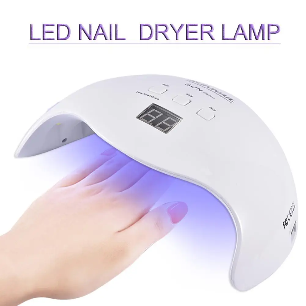 

New Nail Dryer UV Curing Professionally 48W LED For All Gel Nails Toe Auto On/Off Sensor Upgraded Professional Nail Art Tools
