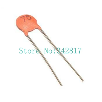 

ceramic capacitors 50V 75P 75pF 1000pcs