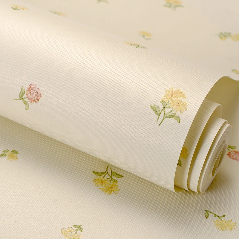 Paysota韓国スタイル壁紙小さな花とロマンチックな不織布子供のベッドルームの背景ウォールペーパーロール Style Wallpaper Wall Paper Rollspaper Roll Aliexpress