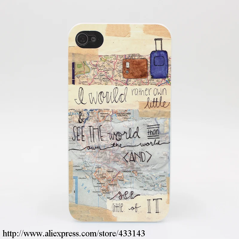 446M inspirational travel quotes Pattern Hard White Cover 446M inspirational travel quotes Pattern Hard White Cover