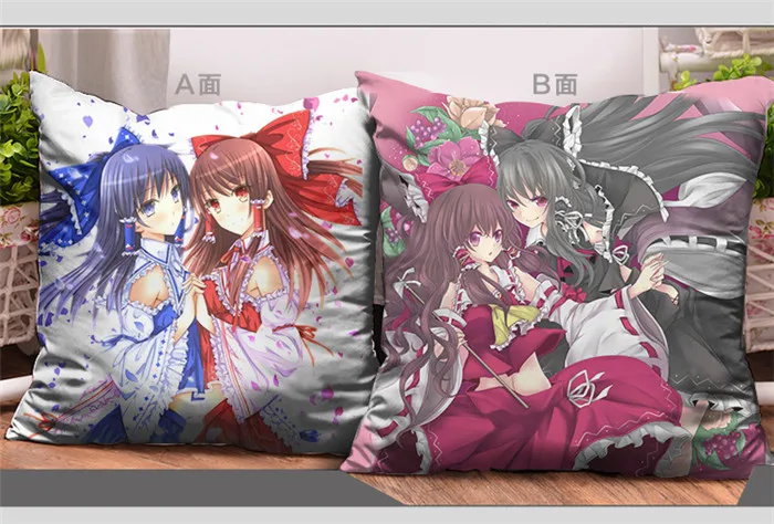 5 Touhou Project аниме мультфильм подушки 43x43 см аниме декоративные подушки мягкие двусторонней печати Подушка Рождественские подарки - Цвет: 5