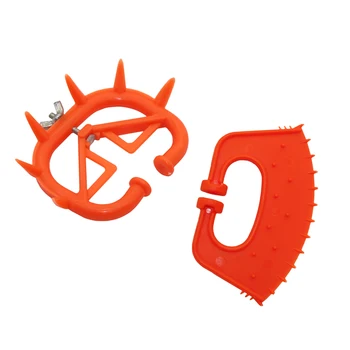 

2 Pcs Durable Calf Weaner Milk Sucking Preventer Cattle Nose Thorn Farm Animal Livestock Feeding Equipment