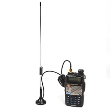 2016 HYS UT-102UV Black SMA-FEMALE Walkie Talkie Antenna 30CM VHF/UHF 144/430MHz Dual Band antenna Two Way Radio antenna