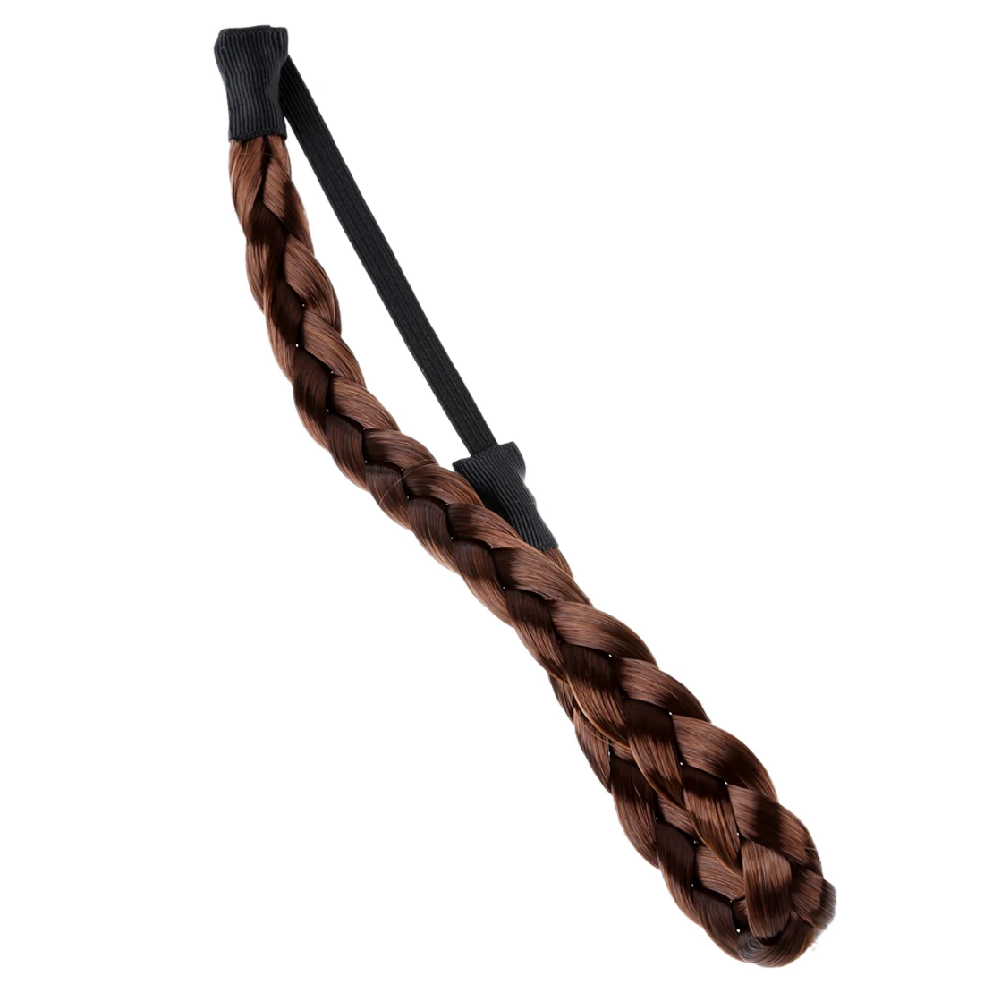 Hair Braids Braided Headband Fashion Plaits Hairband Bands - Light Brown
