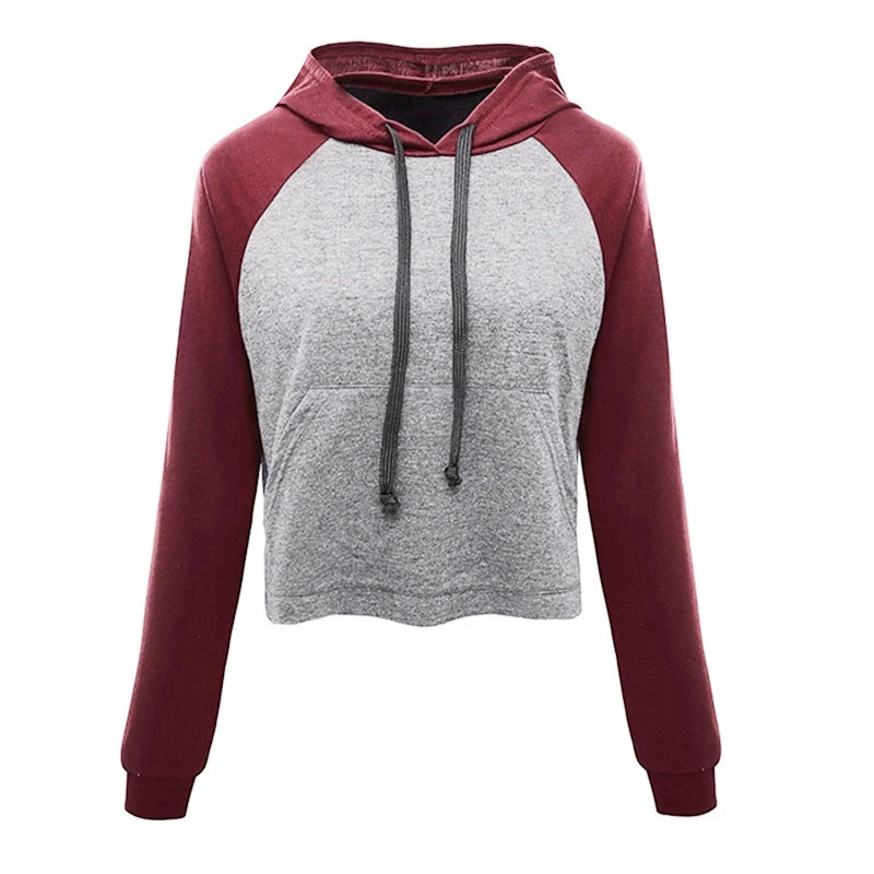 Autumn And Winter Fashion Women Long Sleeve Solid Grey Pullovers