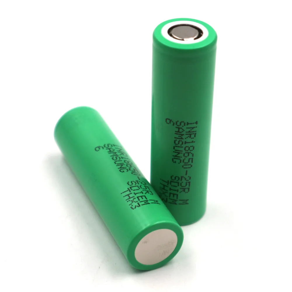 2500mah samsung 3 6 V INR18650-25R перезаряжаемые батареи/10C 30A большой ток батареи для