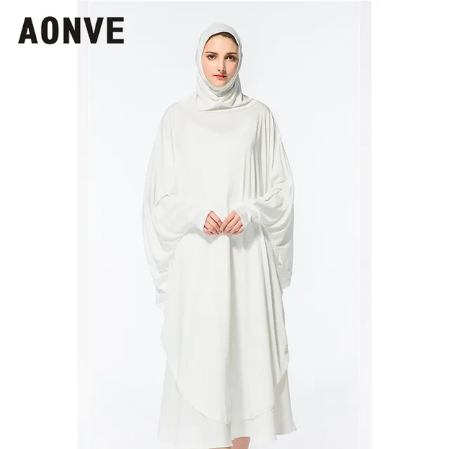 Aonve Hijab Abaya Women Islamic Body Head Covering Kaftan Muslim Eid