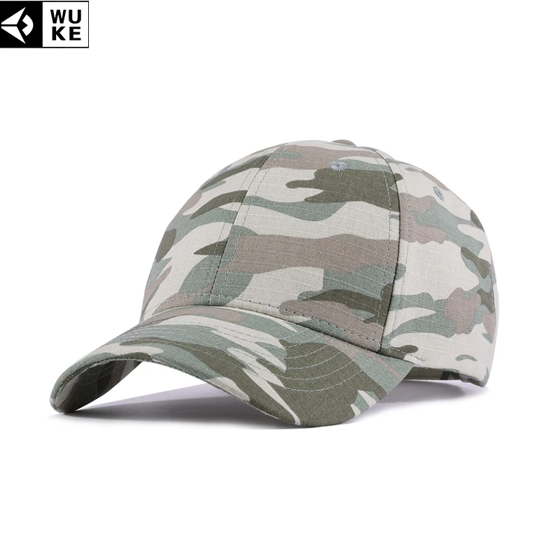 

WUKE Autumn Outdoor Baseball Cap Dad Hat Army Camo Snapback Hats Men's Baseball Caps Gorras Militares Hombre Sports Caps