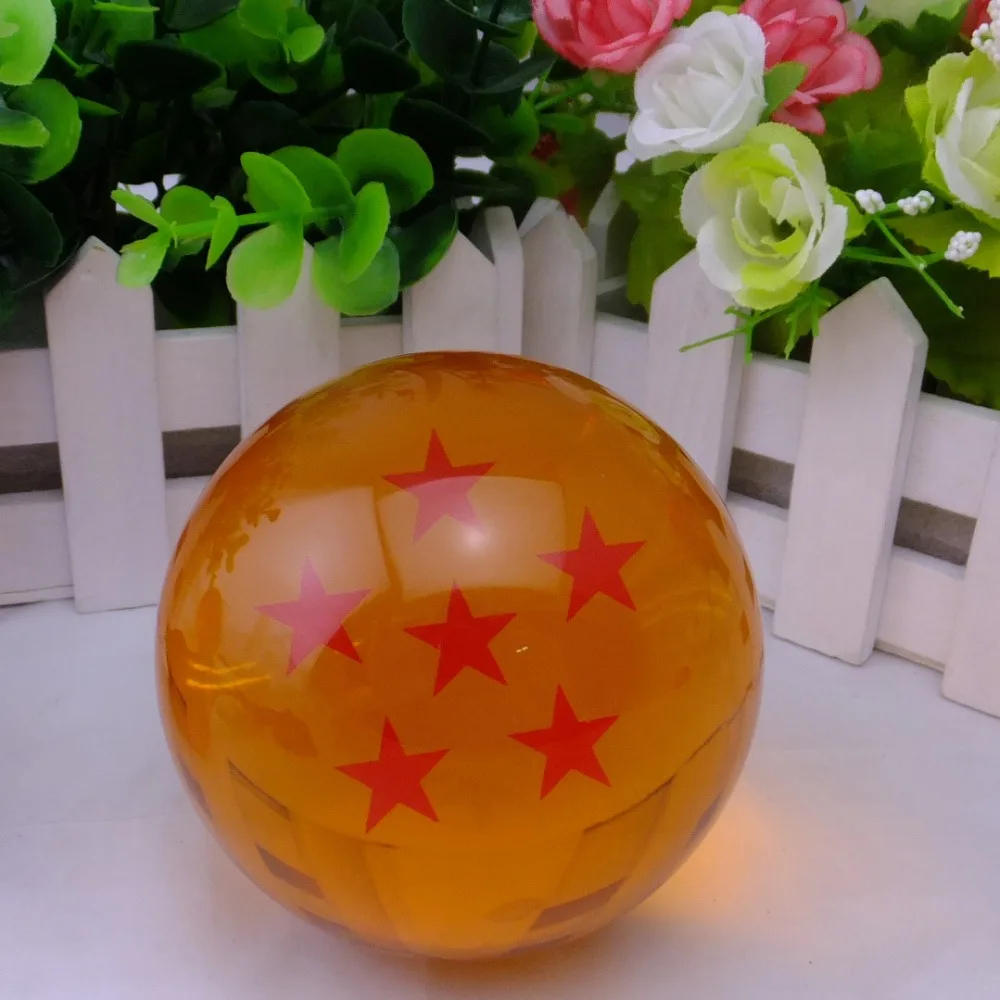 Оригинальная коробка 76 мм Dragon Ball Z хрустальные шары фигурку аниме 1 2 3 4 5 6 7 Star Dragonball для детей игрушки