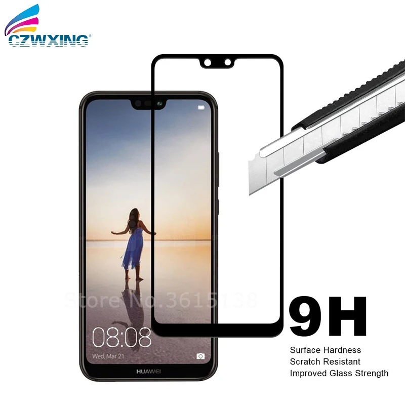 Защита экрана для huawei P20 Lite закаленное стекло P20Lite Защитное полное покрытие|screen