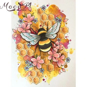 

Cartoon,Diamond painting,Honeybee,Cross Stitch,Full,Diamond Embroidery,Round/Square,Needlework,Diamond Mosaic,Gift,Home Decor