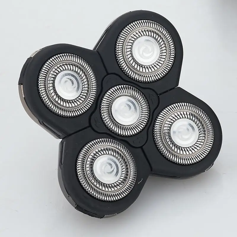 2018 New Men 5 Blade Razor Replacement Shaving Heads for Alternate Floating Washable Electric 5D Shavers 2
