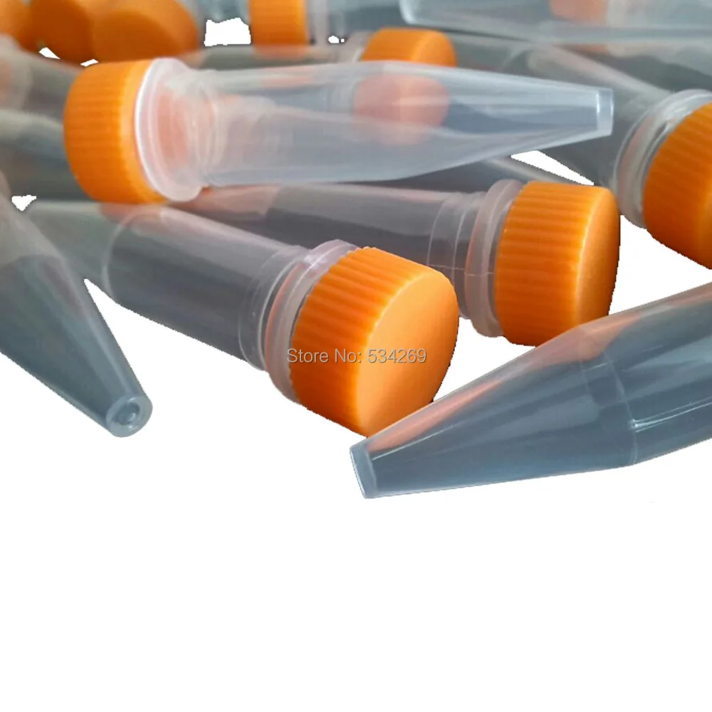 100 шт Упаковка 1,5 мл закручивающиеся крышки не-плинтусы центрифуги трубки для лабораторного эксперимента пластиковые для размещения пробирок в центрифуге