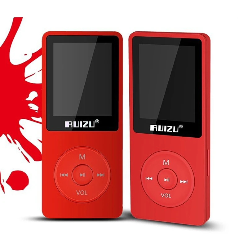MP3 плеер ruidu X02 8 ГБ портативный музыкальный аудио плеер без потерь с поддержкой экрана fm-радио, запись, электронная книга, часы