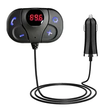 ihens5 Car Charger Bluetooth Car Kit Handsfree Call FM Transmitter Modulator Indicator TF Card Mp3 Music Player with USB