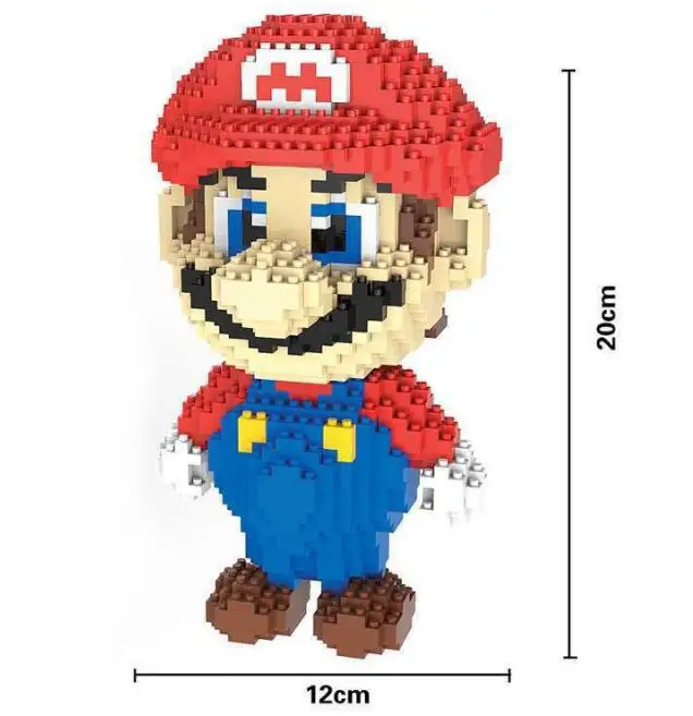 

HC Magic Blocks Nintendo Blocks Super Mario Blocks DIY Building Anime Toys Auction Model Toy Kids Gifts HC9003