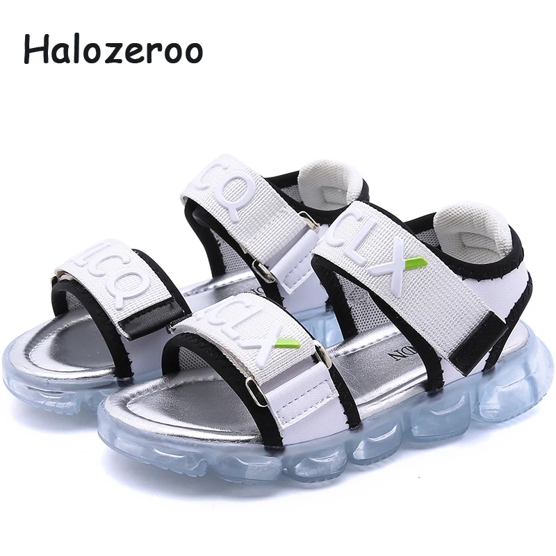 

Summer 2019 New Kids Casual Sandals Boys Beach Sandals Children Black Shoes Baby Girls Sport Sandals Fashion Soft Brand Flats