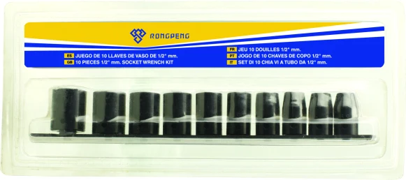 Rongpeng 1/2 "пневматический гайковерт RP7404 310N. m воздуха инструмент Наборы 1/2 дюйма влияние розетки 3/8"-1 "Ремонт автомобильной поддерживать