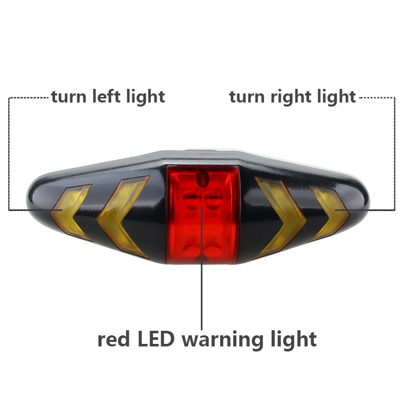 Пульт дистанционного управления Управление велосипедный задний фонарь светильник безопасности Предупреждение MTB велосипеда направление лампы велосипед светильник