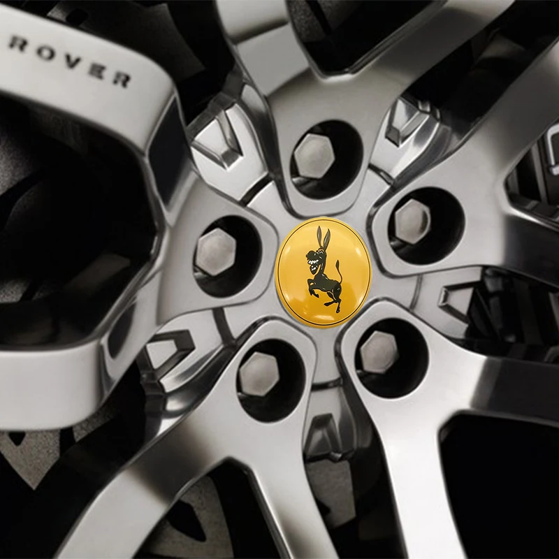 4pcs 56mm Car Steering tire Wheel Center sticker Hub Cap Emblem Badge Decals For Ferrari donkey Car styling accessories 4pcs 56mm Car Steering tire Wheel Center sticker Hub Cap Emblem Badge Decals For Ferrari donkey Car styling accessories