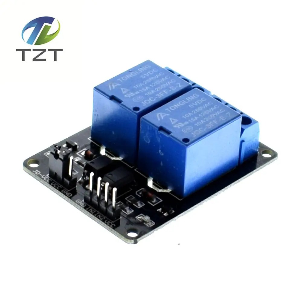 

1pcs/lot 2-channel New 2 channel relay module relay expansion board 5V low level triggered 2-way relay module