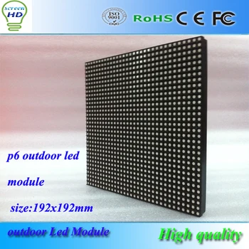 

LED outdoor SMD3535 module p6 32X32PIXEL 1/8SCAN HUB75 wholesale