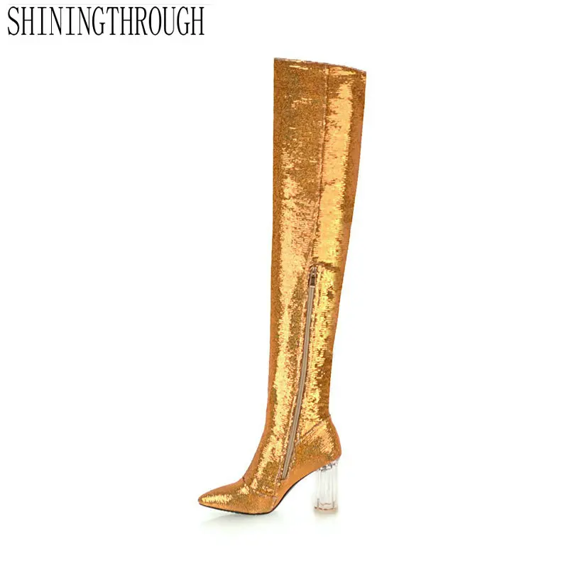 

2019 women fashion ankle over the knee high women shoes 8.5cm super high heel women shoes to keep warm in winter party shoes