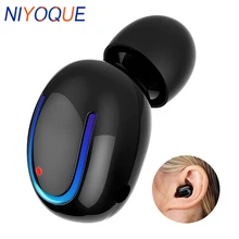 NIYOQUE мини беспроводные наушники-вкладыши Bluetooth портативный стерео спортивный наушник наушники от шума для телефонов r30