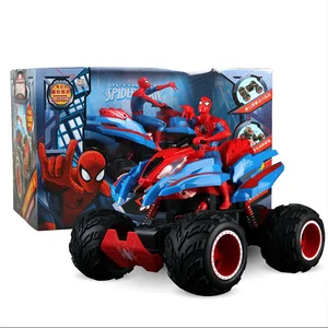 Disney Spider-Man Remote Control Car SUV Climbing Charging Toy Car Dual Motor Four Drive Man Car Toys For Children