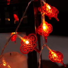 Красная струнная лампа Chili Knot Fat Cat Shaped новогодний светодиодный светильник Праздничная Вечеринка сад ночные гирлянды наружные декоративные лампы