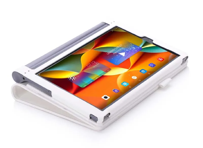 Чехол подставка из высококачественной воловьей кожи с ремешком на руку для Lenovo