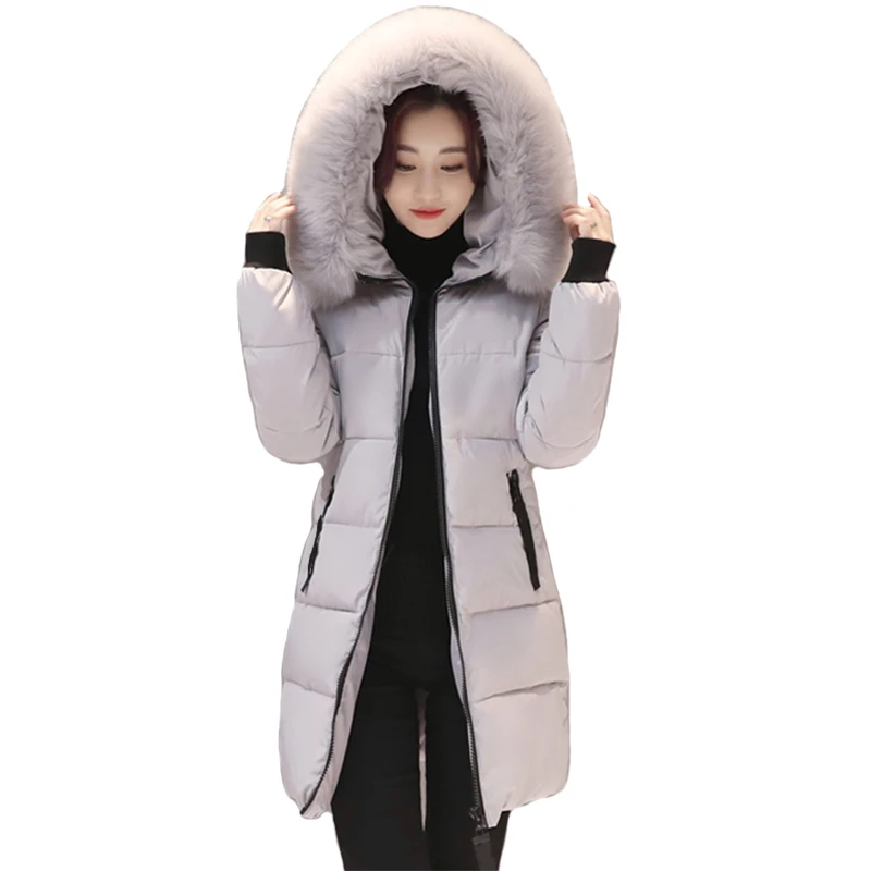 

Women Winter Jacket Cotton Padded Hooded Warm Thicken Women Coat Female Parka Mujer Outwear 2019 High Quality Casaco Feminina