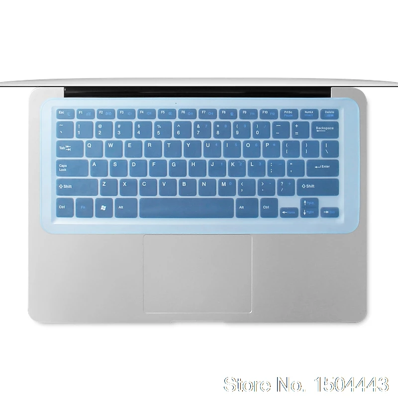 Силиконовый чехол-клавиатура для ноутбука Apple Macbook Dell Inspiron Hp Pavilion lenovo Ideapad 17 15 14 13 12 дюймов