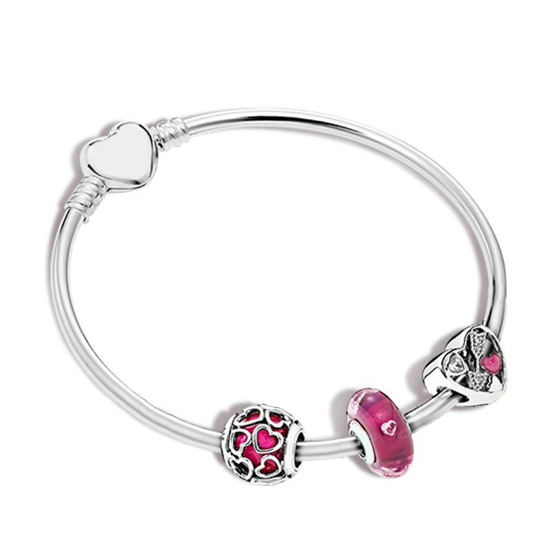 

NEW 100% 925 Sterling Silver 1:1 Original At First Sight ZT0184 Stringed Bracelets Set Jewelry Women Luxury Goods Store