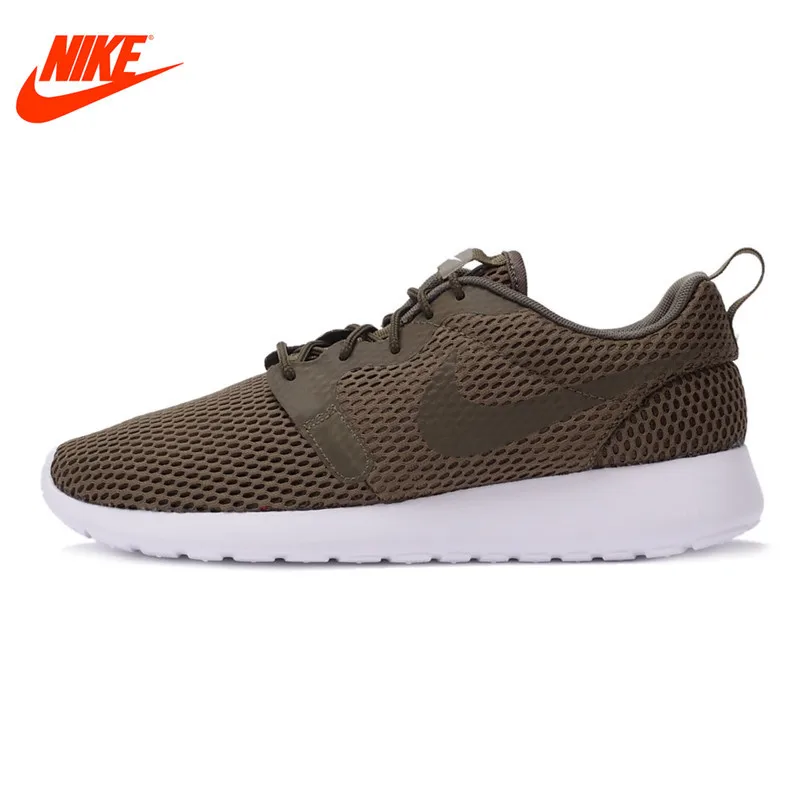 Original NIKE Mesh Breathable ROSHE ONE HYP BR Men's Running Shoes Sneakers Outdoor Walking Jogging Sneakers Comfortable Fast