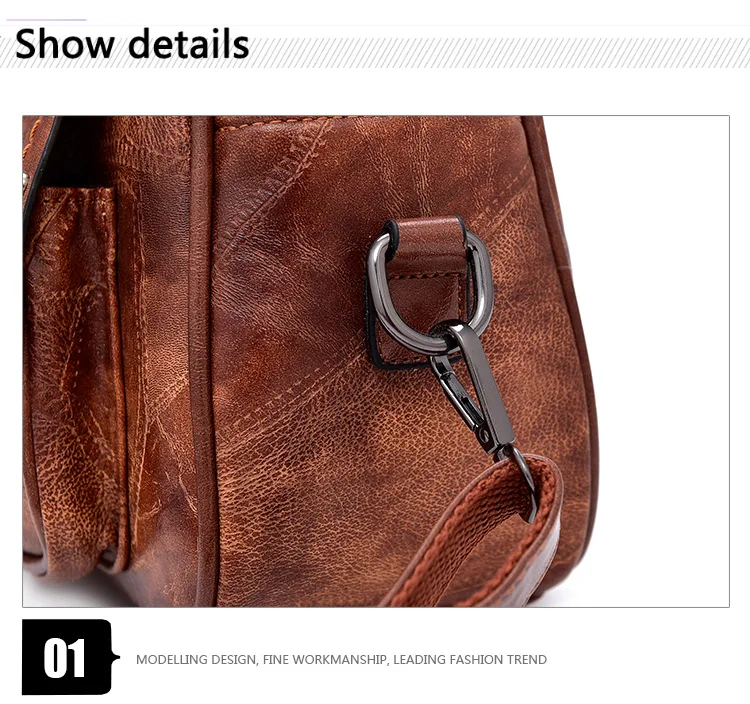 qualidade saco das senhoras ombro designer retro